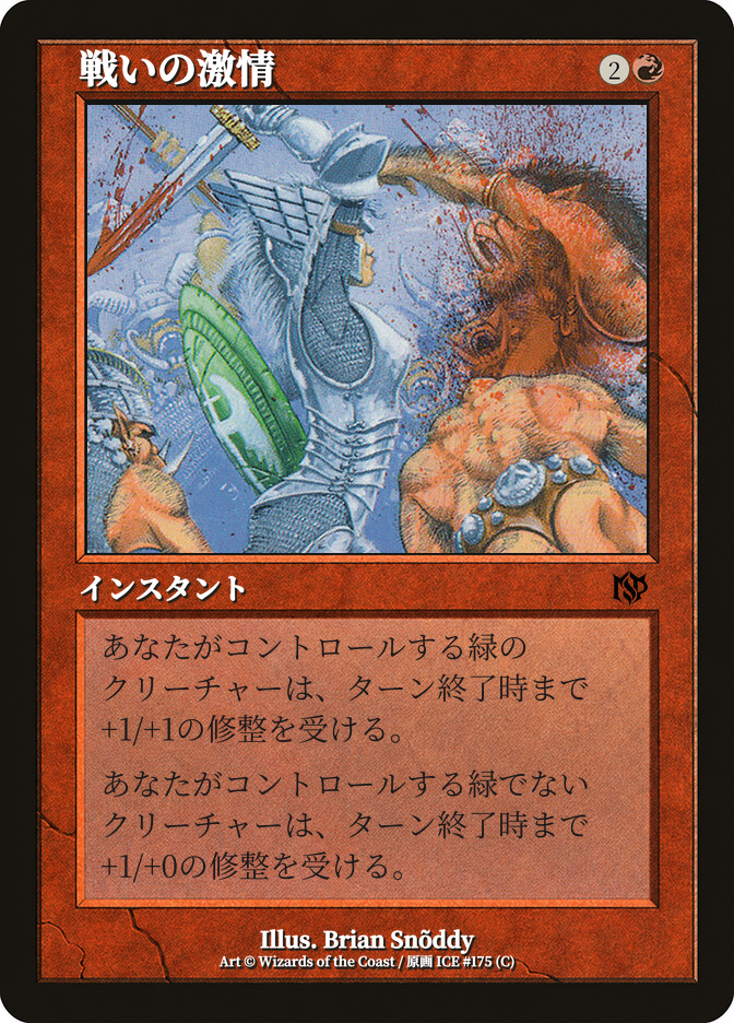 戦いの激情