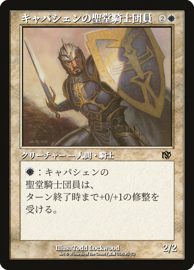 キャパシェンの聖堂騎士団員