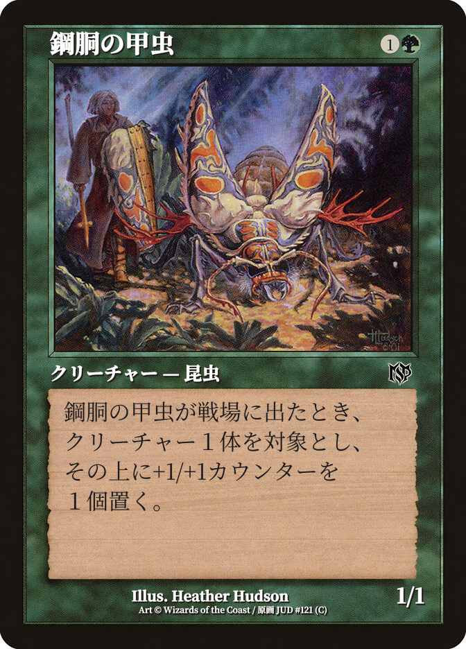 鋼胴の甲虫