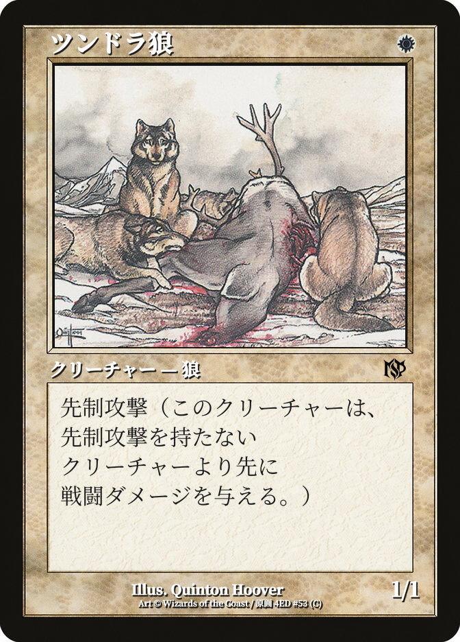 ツンドラ狼